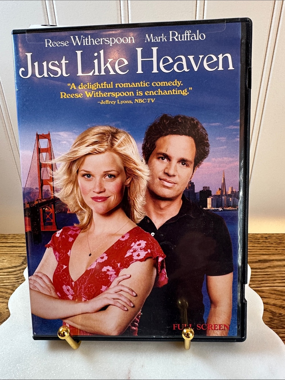 Dreamworks Just Like Heaven DVD Case in Blue and Red